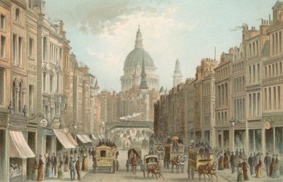 Fleet Street and St. Pauls by English School